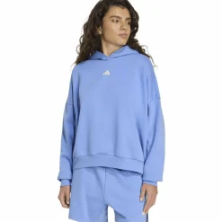 3 Stripes Studio Hoodie Damen Kapuzensweater