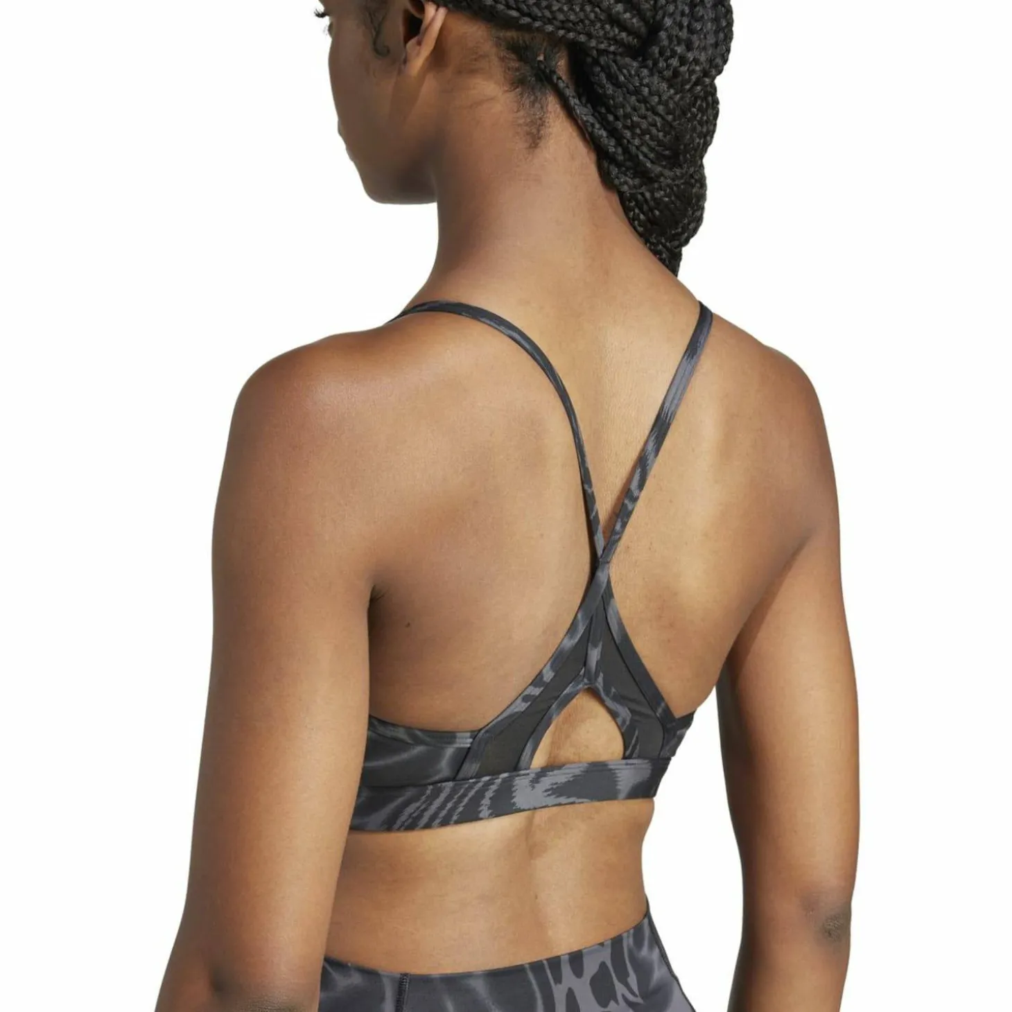 Aeroreact Training Light Support 3-Streifen Sport-BH Damen Sport-BH