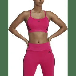 Aeroreact Training Light-Support 3-Streifen Sport-BH Damen Sport-BH