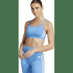 Aeroreact Training Light-Support 3-Streifen Sport-BH Damen Sport-BH