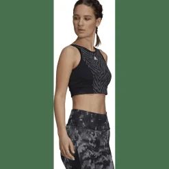 AEROREADY Designed to Move Zebra-Print Crop-Top Damen Top