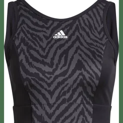 AEROREADY Designed to Move Zebra-Print Crop-Top Damen Top