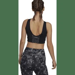 AEROREADY Designed to Move Zebra-Print Crop-Top Damen Top