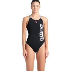Airbrush Graphic V Back Damen Schwimmanzug