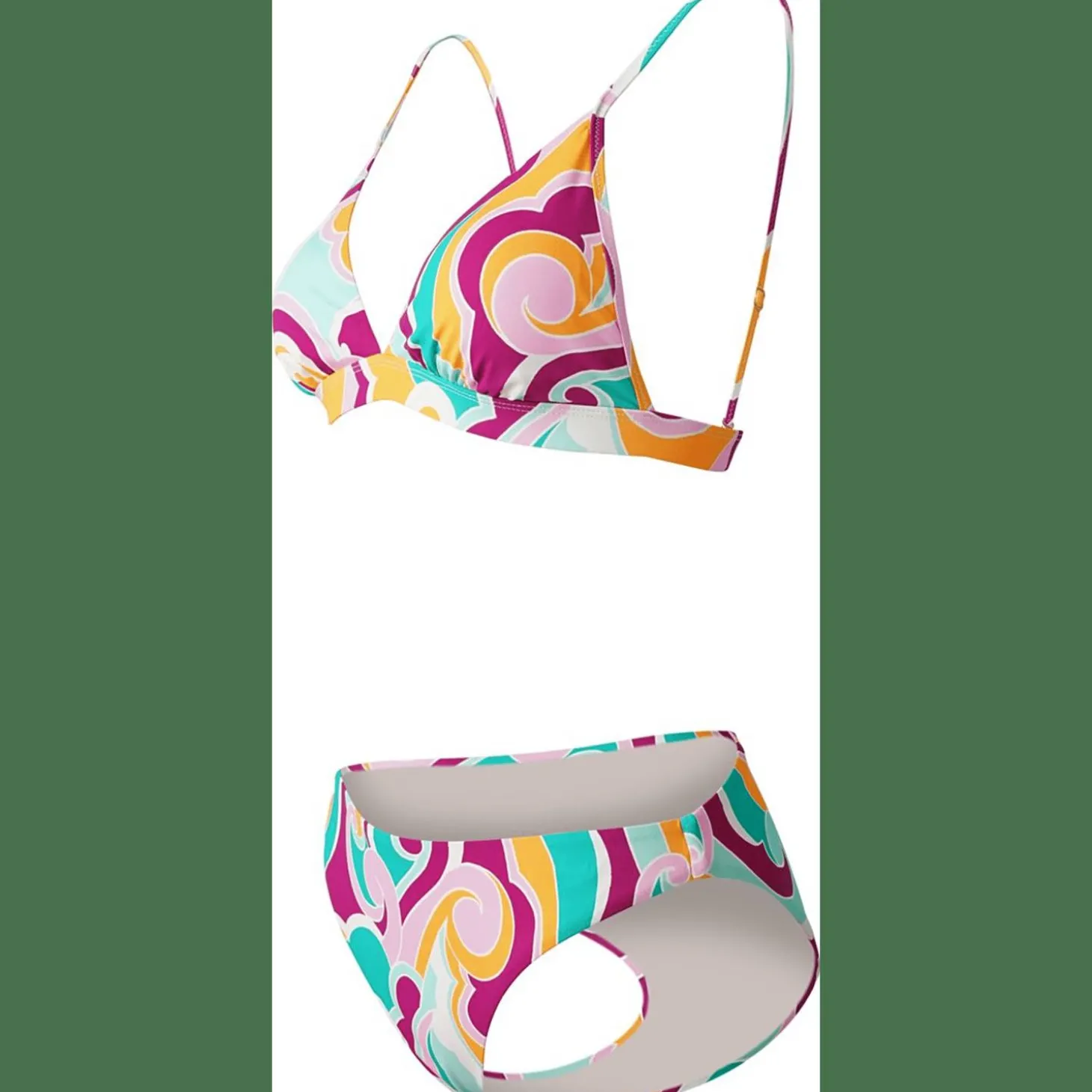 Alison-Swirl Damen Bikini