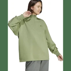 ALL SZN Fleece Loose Half-Zip Damen Sweatshirt