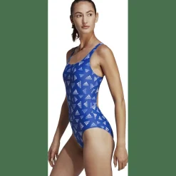 Allover Print Sportswear Badeanzug Damen Badeanzug