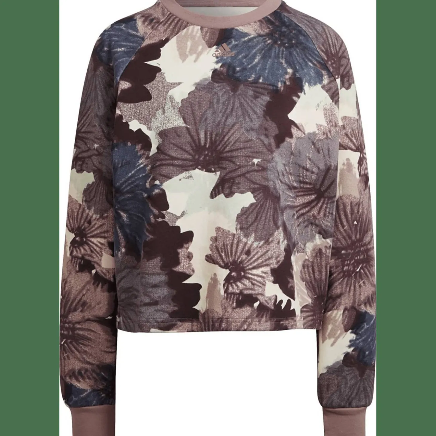 Allover Print Sweatshirt Damen Sweatshirt