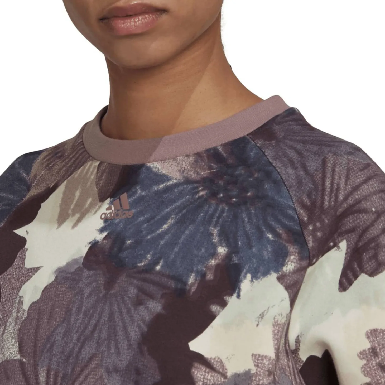 Allover Print Sweatshirt Damen Sweatshirt