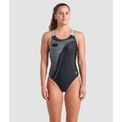 Bright Glare V Back Damen Schwimmanzug