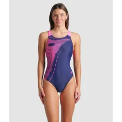 Bright Glare V Back Damen Schwimmanzug
