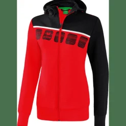 5-C mit Kapuze Damen Kapuzensweater