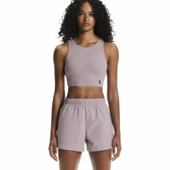 Core 2-in-1 Crop Damen T-Shirt