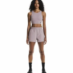 Core 2-in-1 Crop Damen T-Shirt