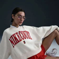 Court Phoenix Over-Oversized Crew-Neck Damen T-Shirt