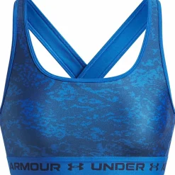 Crossback Mid Print Damen Sport-BH