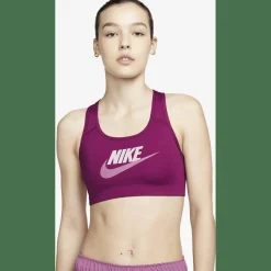 Dri-Fit Swoosh Medium-Support Graphic Damen Bustier