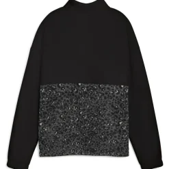 ESS Graphic Animal Relaxed Half-Zip Crew Damen Sweatshirt
