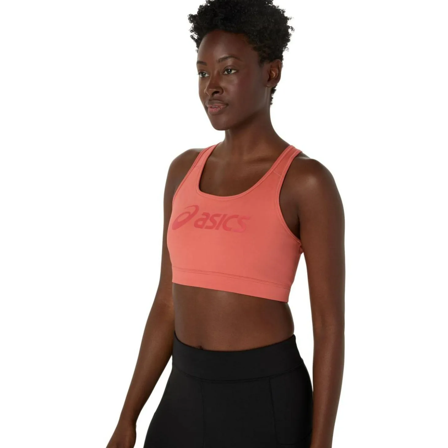 Essential Logo Padless Damen Sport-BH