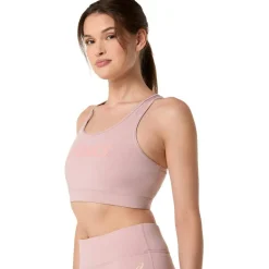 Essential Logo Padless Damen Sport-BH