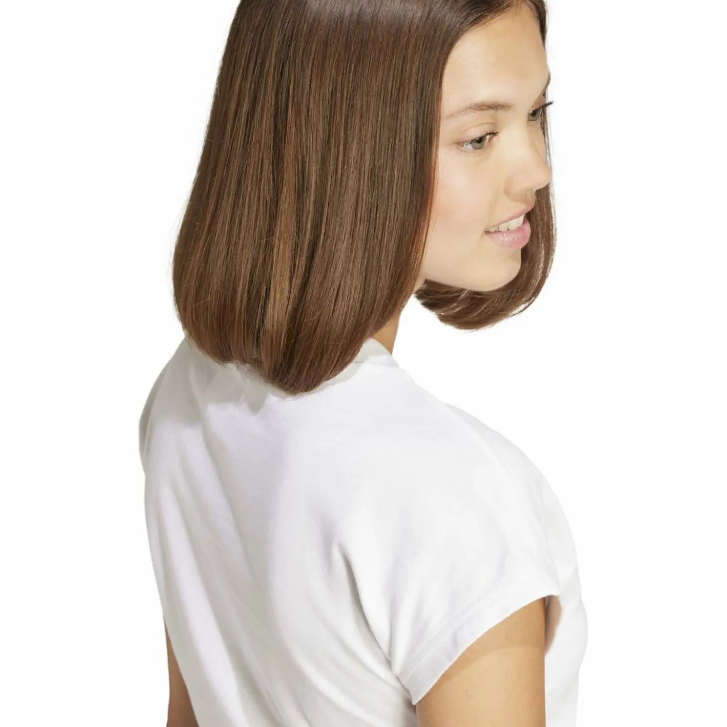 Essentials Linear Cotton Damen T-Shirt