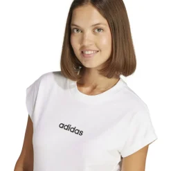Essentials Linear Cotton Damen T-Shirt