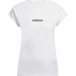 Essentials Linear Cotton Damen T-Shirt