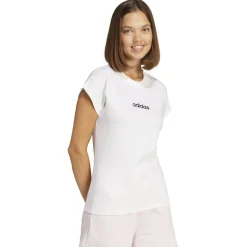 Essentials Linear Cotton Damen T-Shirt