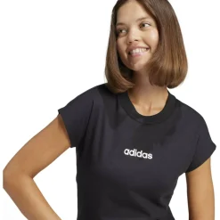 Essentials Linear Cotton Damen T-Shirt