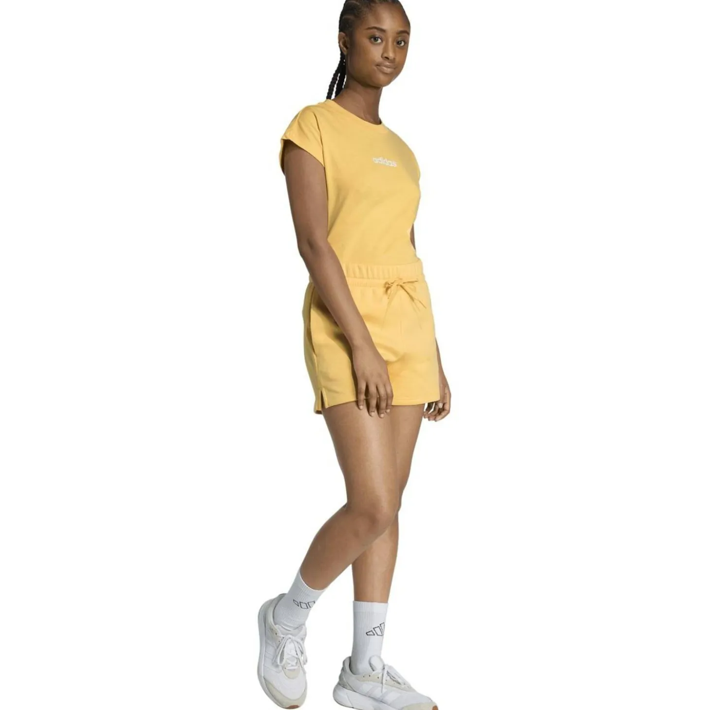 Essentials Linear Cotton Damen T-Shirt