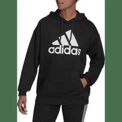 Essentials Logo Boyfriend Fleece Hoodie Damen Kapuzensweater