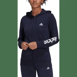 Essentials Logo Kapuzenjacke Damen Kapuzensweater