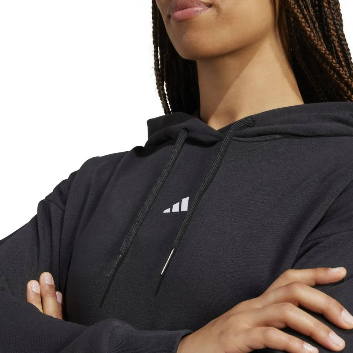 Essentials Small Logo French Terry Damen Kapuzensweater