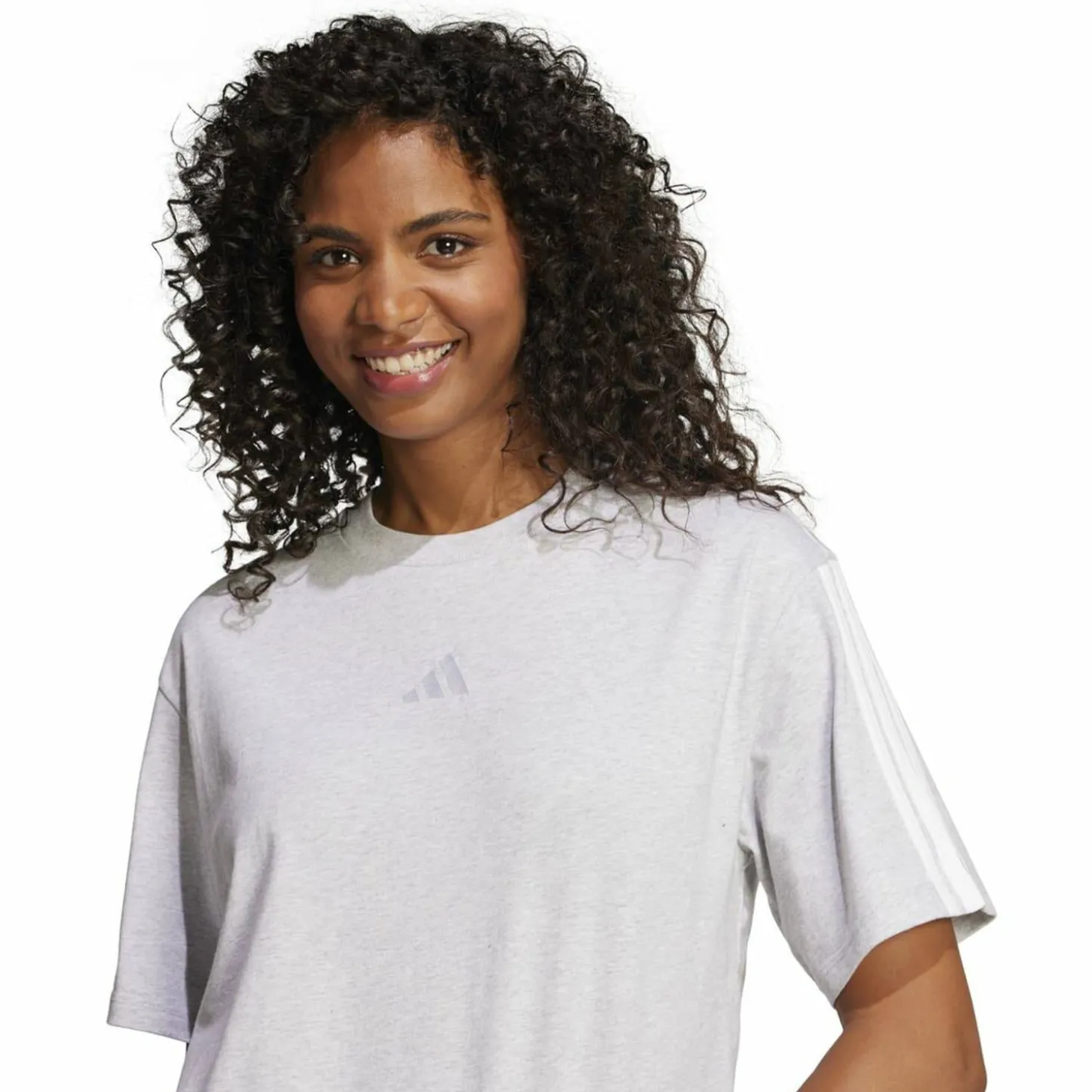 Essentials 3-Streifen Boyfriend Damen T-Shirt