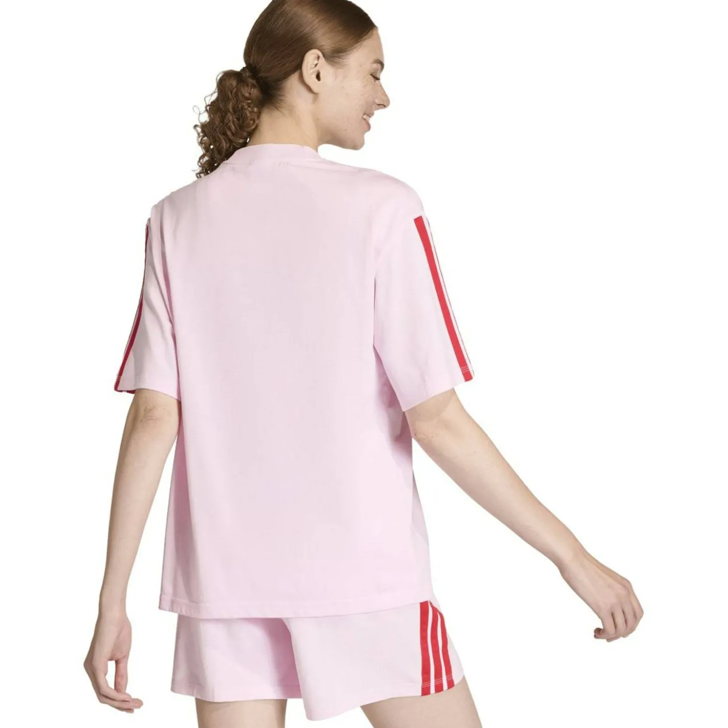 Essentials 3-Streifen Boyfriend Damen T-Shirt
