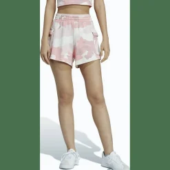 Essentials 3-Streifen Camo-Print Cargoshorts Damen Shorts
