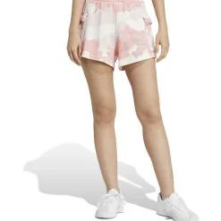 Essentials 3-Streifen Camo-Print Cargoshorts Damen Shorts