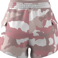 Essentials 3-Streifen Camo-Print Cargoshorts Damen Shorts