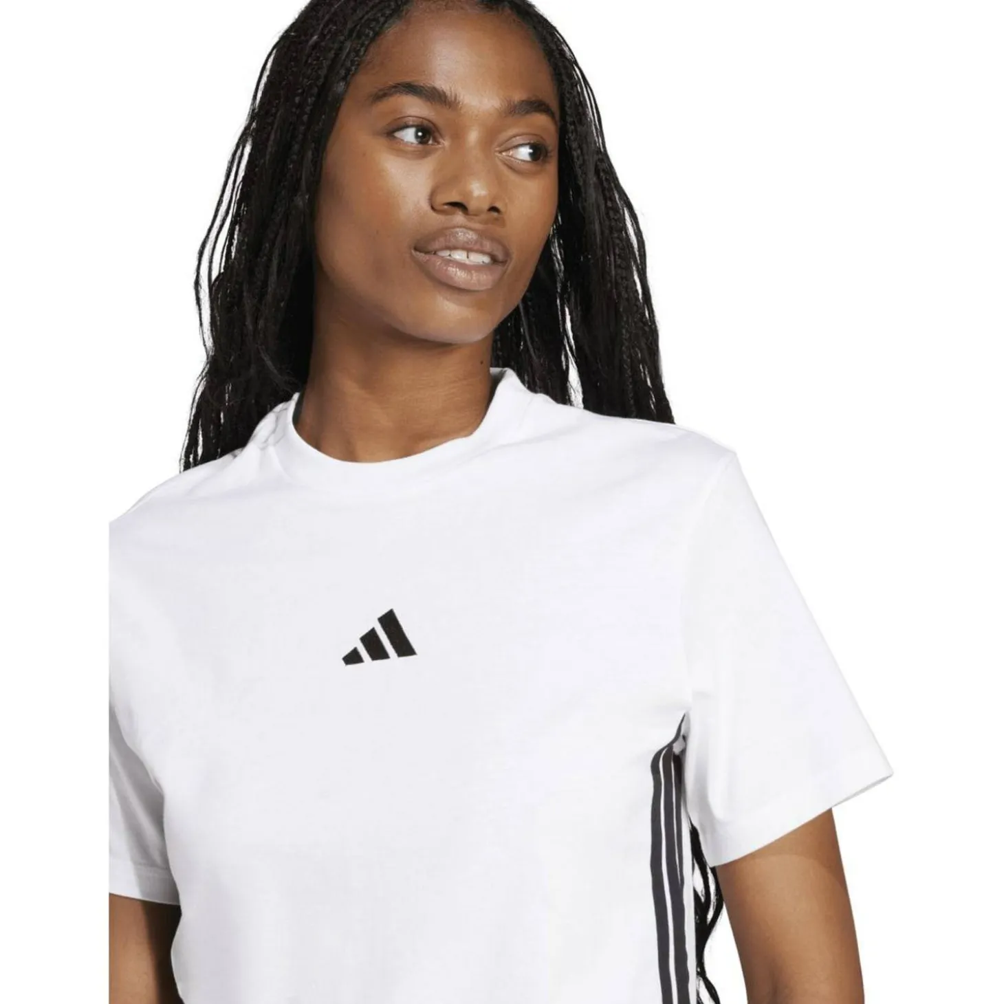 Essentials 3-Streifen Cotton Damen T-Shirt