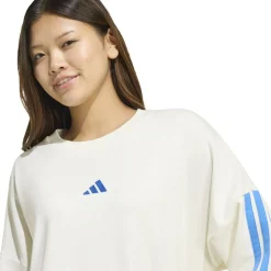 Essentials 3-Streifen French Terry Damen Sweatshirt