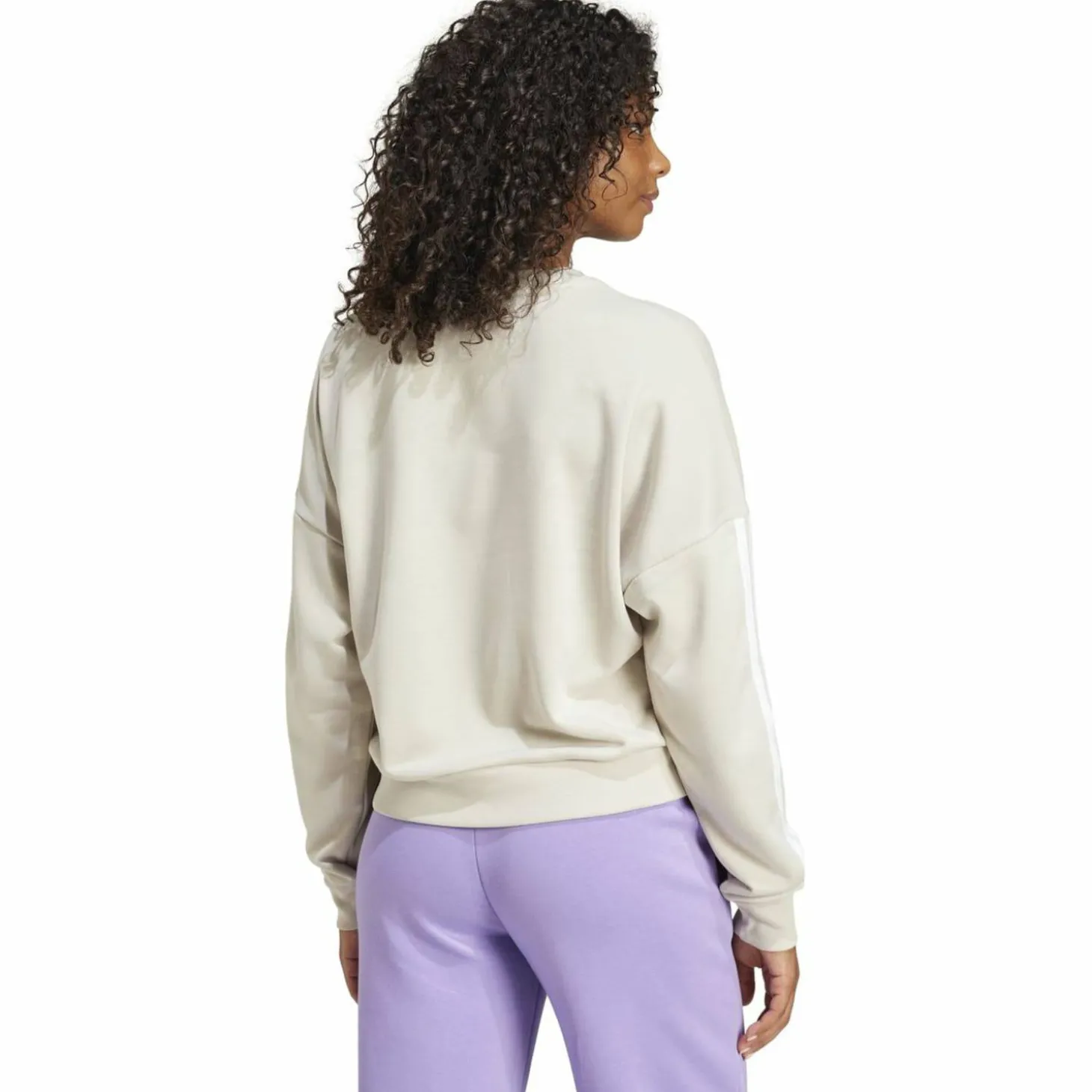 Essentials 3-Streifen French Terry Damen Sweatshirt