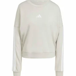 Essentials 3-Streifen French Terry Damen Sweatshirt