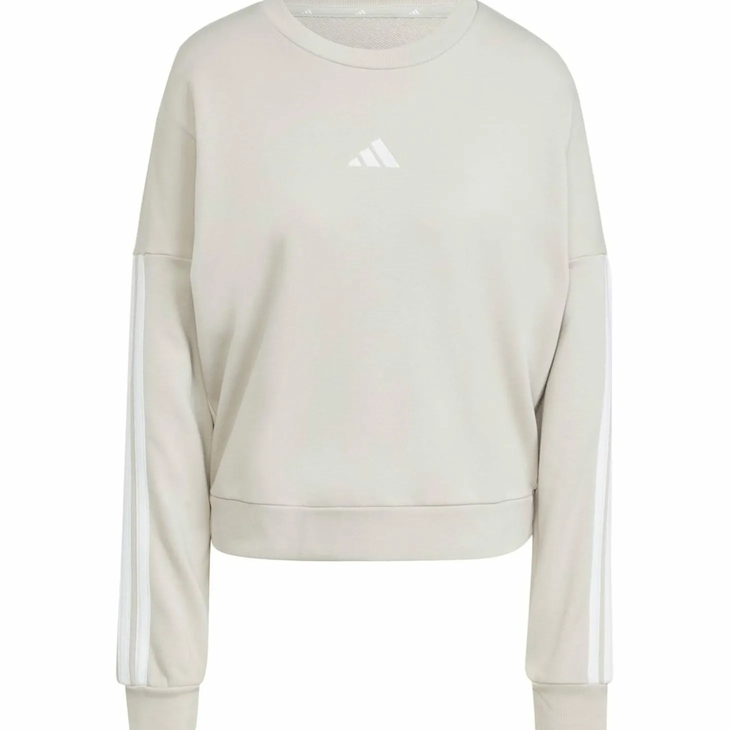 Essentials 3-Streifen French Terry Damen Sweatshirt