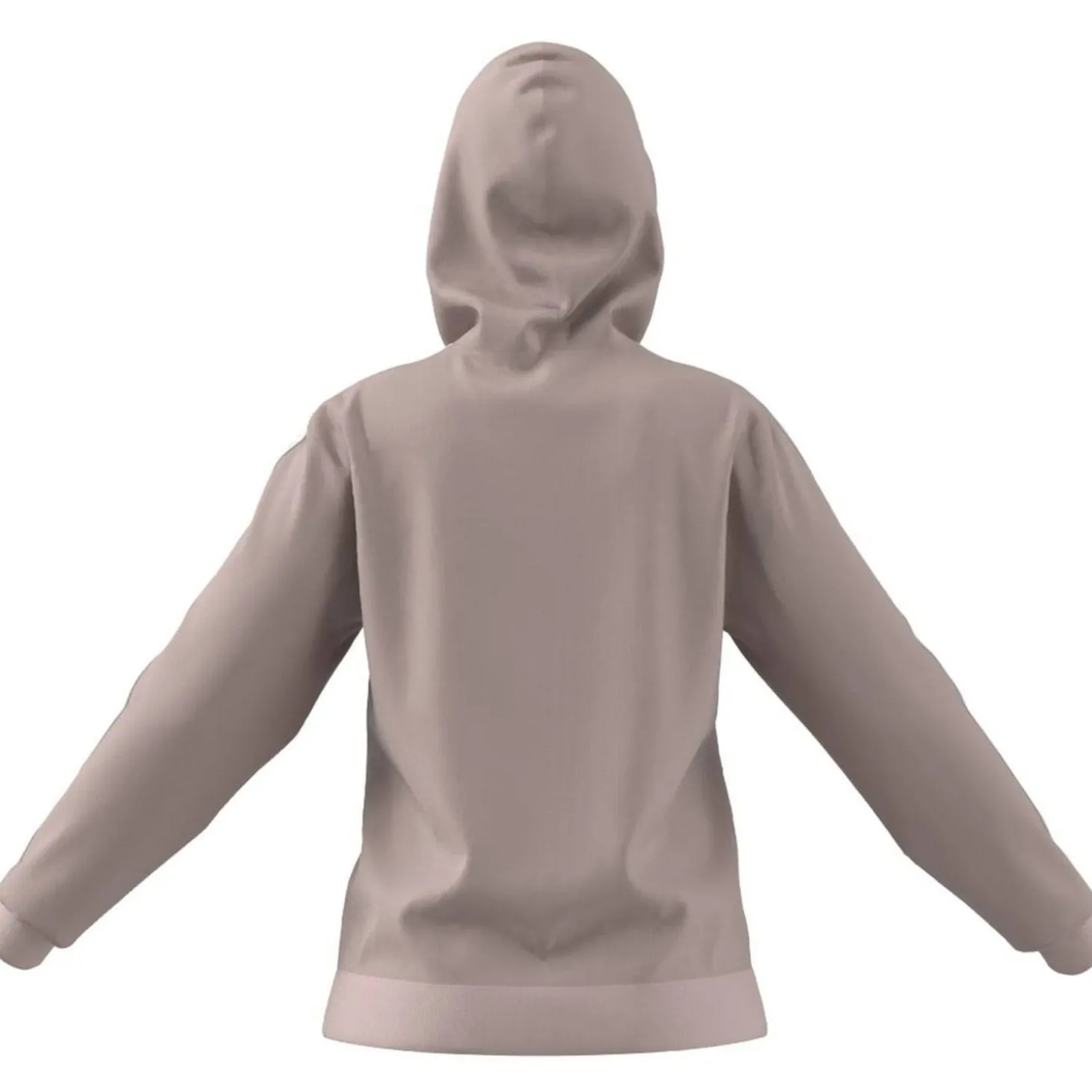 Essentials 3-Streifen French Terry Regular Damen Kapuzensweater