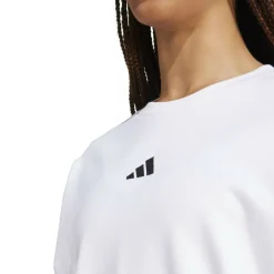 Essentials 3-Streifen French Terry Damen Sweatshirt