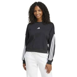 Essentials 3-Streifen French Terry Damen Sweatshirt