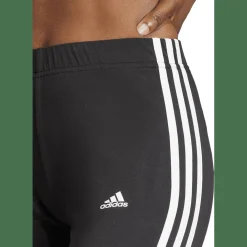 Essentials 3-Streifen kurze Tight Damen Tights