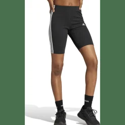 Essentials 3-Streifen kurze Tight Damen Tights
