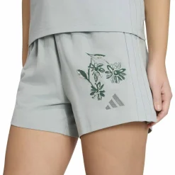 Essentials 3-Stripes Cotton Damen Shorts