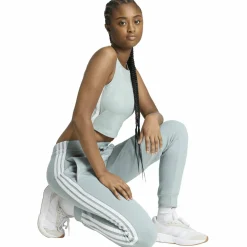 Essentials 3-Stripes Fleece Slim Joggers Damen Hose